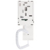 Digital uniphone with magnetic handset cradle 2 buttons and doorbell function ACO UPRO/ACO