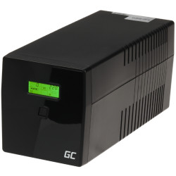 UPS 1000 VA Power Proof Line-Interactive AVR Güç Kaynağı LCD ekranlı ve tam sinüs dalgalı Green Cell UPS08