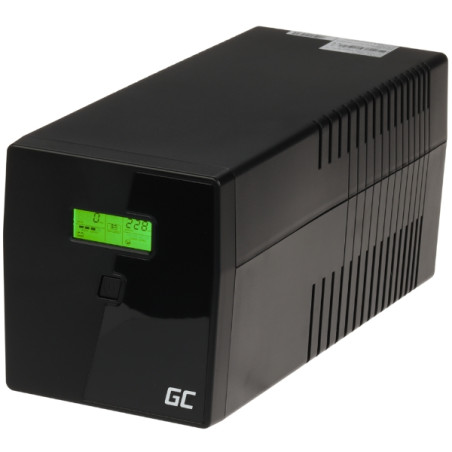 Sursă UPS 1000 VA Power Proof Line-Interactive AVR cu afișaj LCD și undă sinusoidală pură Green Cell UPS08