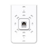 Wi-Fi 6 piekļuves punkts 2.4 GHz 5 GHz 573.5 Mbps + 4800 Mbps In-Wall UBIQUITI UQ-U6-IW
