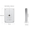 Wi-Fi 6 piekļuves punkts 2.4 GHz 5 GHz 573.5 Mbps + 4800 Mbps In-Wall UBIQUITI UQ-U6-IW