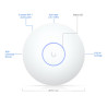 Wi-Fi 7 Access Point 2.4 GHz, 5 GHz, 688 Mbps + 4300 Mbps UBIQUITI UQ-U7-LR
