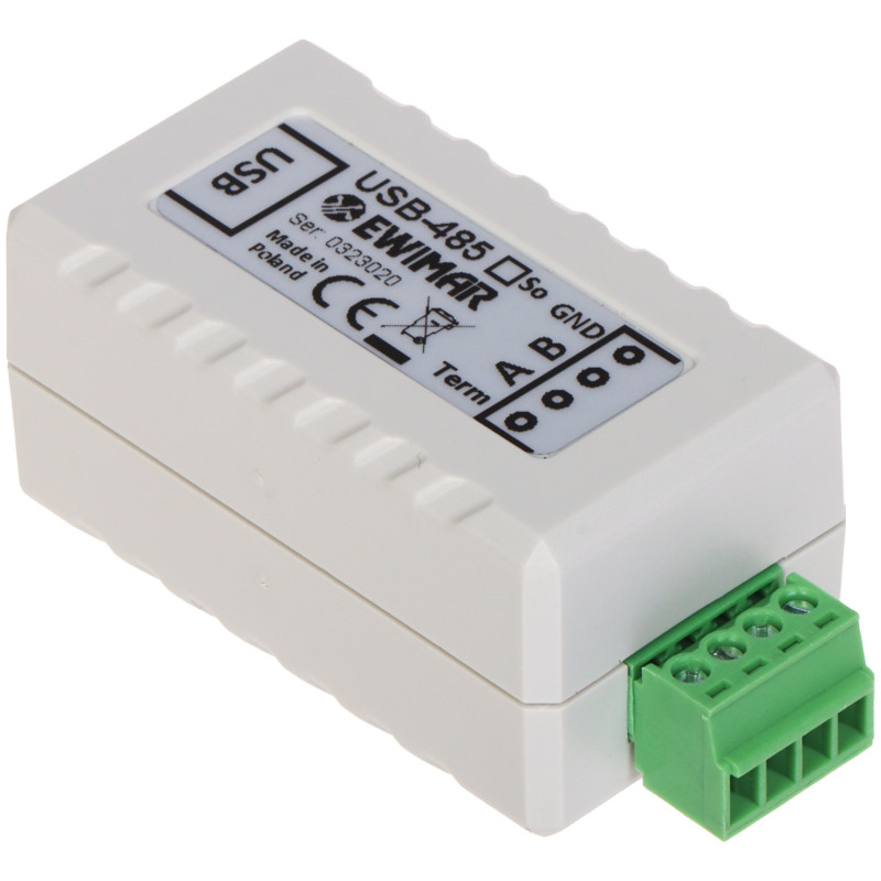 USB-auf-RS-485-Konverter mit FT232RL-Chip, 1200m Reichweite, bidirektionale Übertragung EWIMAR USB-485/1/1