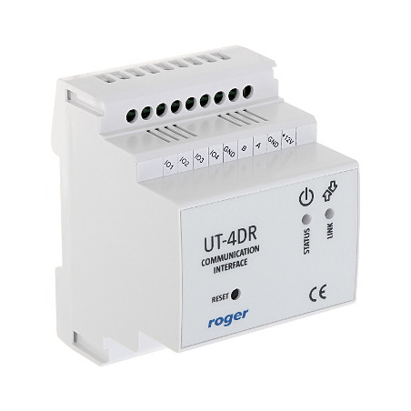 LAN-RS485-tiedonsiirtoliitäntä ROGER UT-4DR