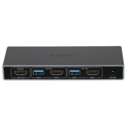 HDMI + USB KVM 4K UHD -kytkin UNITEK V1309AGY01-EU
