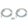 IP-video-intercom met 2 Mpx CMOS-sensor, kijkhoek 168.6°, aluminium behuizing IP65 IK07 DAHUA VTO4201FB-P