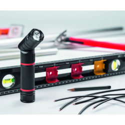 Vaterpas til elektrikere 40 cm med glidemarkører til indmuringsdåser WIHA WH-LEVEL/42074
