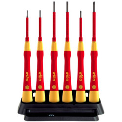 VDE 1000V絶縁精密ドライバーセット 6本セット Wiha WH-PICOFINISH-PACK/42989