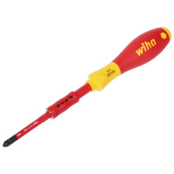 SlimVario interchangeable bit handle 14 pieces 1000V Wiha WH-SFE/PACK-1/17/SLIMVARIO