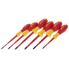 Conjunt de tornavisos aïllats VDE 6 peces SlimFix WIHA WH-SFE/PACK-1/6/SLIMFIX