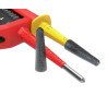 Δείκτης τάσης και σειράς φάσεων 12V-1000V AC / 1500V DC με φακό και δοκιμή RCD Wiha WH-VOLT-TEST/45216
