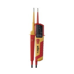 Pinge- ja faasijärjestuse indikaator 12V-1000V AC / 1500V DC taskulambi ja RCD testiga Wiha WH-VOLT-TEST/45216