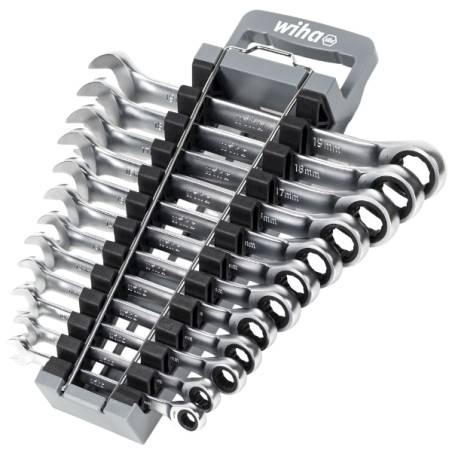 Lehtvõtmete komplekt silmusvõtmega 8-19 mm 12 tk WIHA WH-WRENCH/44665