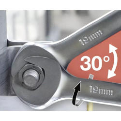Набір комбінованих ключів з тріскачкою 8-19 мм 12 штук WIHA WH-WRENCH/44665