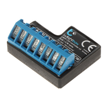 Wi-Fi 智能 LED 照明控制器 12-24V DC 5 通道 BleBox WLIGHTBOX-V3/BLEBOX