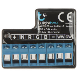 Έξυπνος ελεγκτής φωτισμού LED Wi-Fi 12-24V DC 5 καναλιών BleBox WLIGHTBOX-V3/BLEBOX