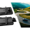 Autokamera 4K UHD so spätnou kamerou Full HD a 9.66 palcovým dotykovým IPS panelom Xblitz XB-PRIME