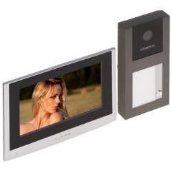 IP video intercom kit with 7-inch touch monitor mobile app support and RFID reader Vidos Z02