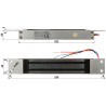 Recessed electromagnetic lock 280kg 12V DC  ZEW-280
