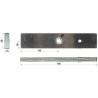 Electromagnet încastrat 280kg 12V DC  ZEW-280