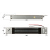 Indfældet elektromagnetisk lås 280kg 12V DC MIA ZW-280W