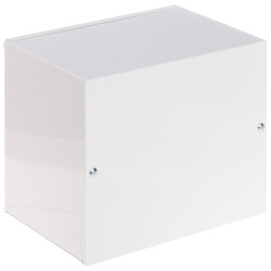 Boîtier métallique pour batterie pour systèmes d'alarme et de contrôle d'accès blanc en acier Pulsar PULSAR AWO-402