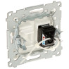 Компютърен краен контакт RJ45 UTP кат. 6 за вграждане бял Premium Nature KONTAKT Simon D61.01/11-SIMON54