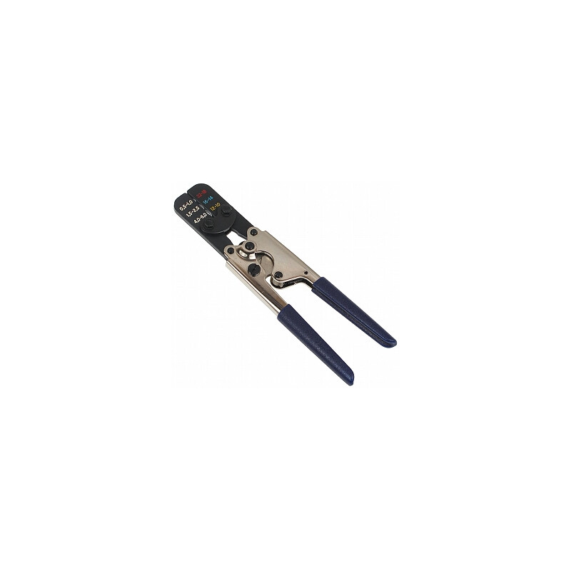Pinza crimpatrice professionale per capicorda isolati e non isolati 0.5-6mm2 Delta HT-303