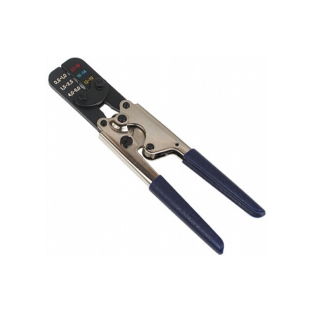 Krimper proffesionel evit terrminoù izolet ha nann-izolet 0.5-6mm2 evit kable Delta HT-303