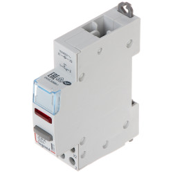 Interruptor de botão único biestável com luz 1x NC 20A para calha DIN controlo de circuitos LEGRAND LE-412915