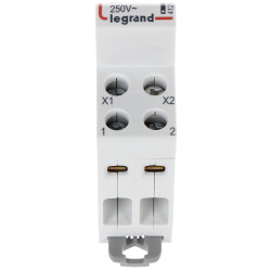 Enkelvoudige bistabiele drukschakelaar met lampje 1x NC 20A voor DIN-rail circuitbesturing LEGRAND LE-412915