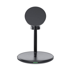 3合1 MagSafe感应充电器，适用于iPhone、Apple Watch和AirPods，快速无线充电座 Green Cell MSST-GC-3IN1-B