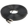 Flat Network Patch Cable RJ45 Cat.7 SSTP 10Gbps 600MHz 20m Black UNITEK RJ45/7/20-FL