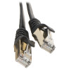 Flat Network Patch Cable RJ45 Cat.7 SSTP 10Gbps 600MHz 20m Black UNITEK RJ45/7/20-FL