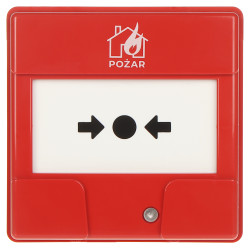 Fire Alarm Manual Call Point ROP Manual Fire Alarm Button CSP Fire System LED Alarm SATEL ROP-110/PL