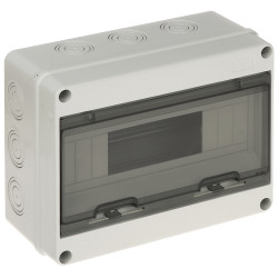 IP65防水露出型12モジュール配電盤 PV用DINレールボックス Marlanvil ROZ/6-12/EL