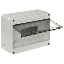 Sıva Üstü Hermetik 12 Modüllü Elektrik Panosu IP65 DIN PV Muhafaza Marlanvil ROZ/6-12/EL