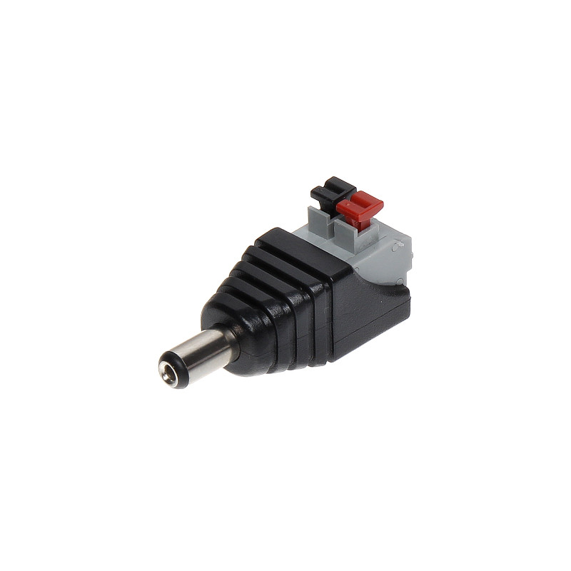 Connector ràpid de potència DC 2.1/5.5mm terminals de molla conjunt de 100 unitats per a càmeres CCTV i LED Delta S-55H*P100