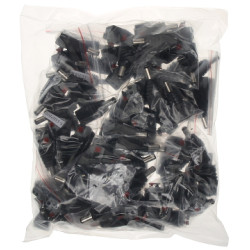 Connector ràpid de potència DC 2.1/5.5mm terminals de molla conjunt de 100 unitats per a càmeres CCTV i LED Delta S-55H*P100