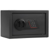 Electronic steel home office safe for documents and jewelry with digital lock and LED key black RED EAGLE SAMSON-RE300