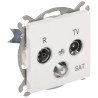 Santra 시리즈 매립형 R-TV-SAT 단말 안테나 소켓 화이트 Elektro-Plast Nasielsk SANTRA/4153-10/EPN