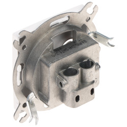 Završna antenska utičnica R-TV-SAT podžbukna bijela serija Santra elektroinstalacijska oprema Elektro-Plast Nasielsk SANTRA/4153