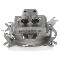 Završna antenska utičnica R-TV-SAT podžbukna bijela serija Santra elektroinstalacijska oprema Elektro-Plast Nasielsk SANTRA/4153