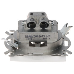 Lõpp-antennipesa R-TV + 2xSAT süvistatav valge Santra seeria elektriseadmed Elektro-Plast Nasielsk SANTRA/4160-10/EPN