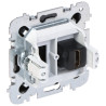 Santra系列黑色ABS嵌入式单口HDMI插座IP20 4K全高清多媒体 Elektro-Plast Nasielsk SANTRA/4191-19/EPN