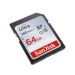 Paměťová karta UHS-I SDXC 64GB 140MB/s Třída 10 pro digitální fotoaparáty a kamery datové médium Ultra SANDISK SD-10/64-SAND