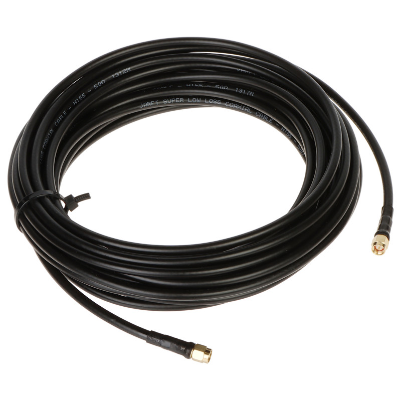 Cabo de Antena Pronto H155 Conector SMA para Conector SMA Cabo Coaxial 50 Ohm para Antenas WiFi LTE 10m Delta SMA-W/SMA-W+H155-1