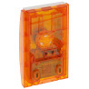 Venkovní opticko-akustický LED piezo alarm oranžový pro systémy EZS 120dB SATEL SP-4001-O