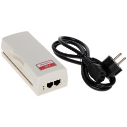 ספק כוח PoE Injector 15.4W IEEE 802.3af 48V-56V DC RJ45 10/100 Mb/s מתאם רשת Delta SPT-1/1P