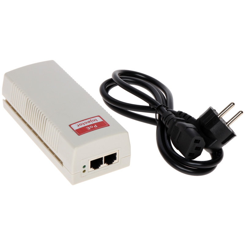 Iniector PoE 15.4W IEEE 802.3af 48V-56V DC RJ45 10/100 Mb/s Adaptor Alimentare Rețea LAN Delta SPT-1/1P